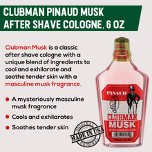 Load image into Gallery viewer, Clubman Pinaud Musk After Shave Cologne, 6 oz
